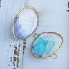 Seashell Coin Purse with Sea Glass