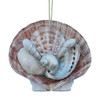 Hand-Crafted Irish Flat Shell Collage Ornament