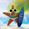Surfer Starfish Christmas Ornament
