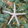 White Finger Starfish Glitter Ornament