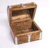 Large Wood Treasure Chest Box - 5"
