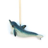 Blue Resin Dolphin Ornament