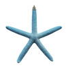 Blue Finger Starfish Glitter Ornament