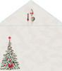 Snowy Tree Premium Christmas Cards