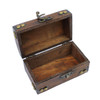 Wood Treasure Chest Open