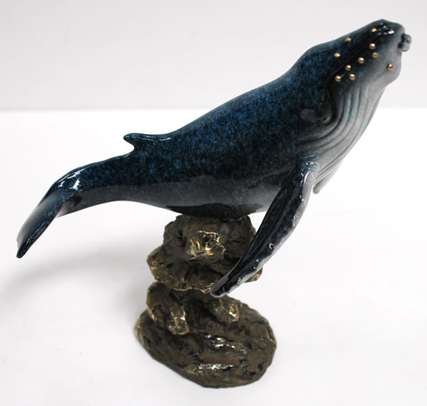 Whale Figurine Decorative Nautical Decor California Seashell Company