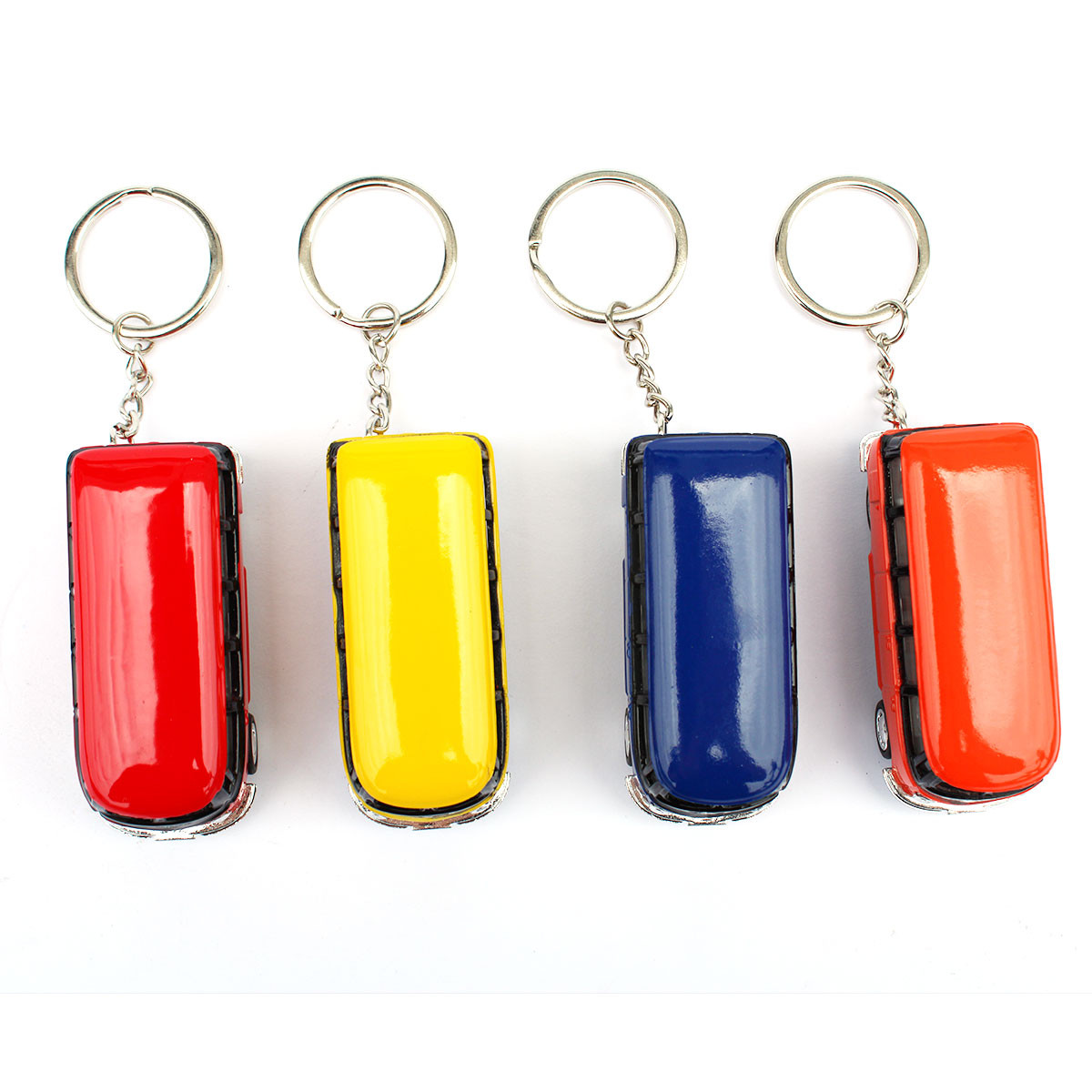 Keychains - 1962 VW Classic Bus Bright Die Cast Car - 1:64 Scale - 1 ...