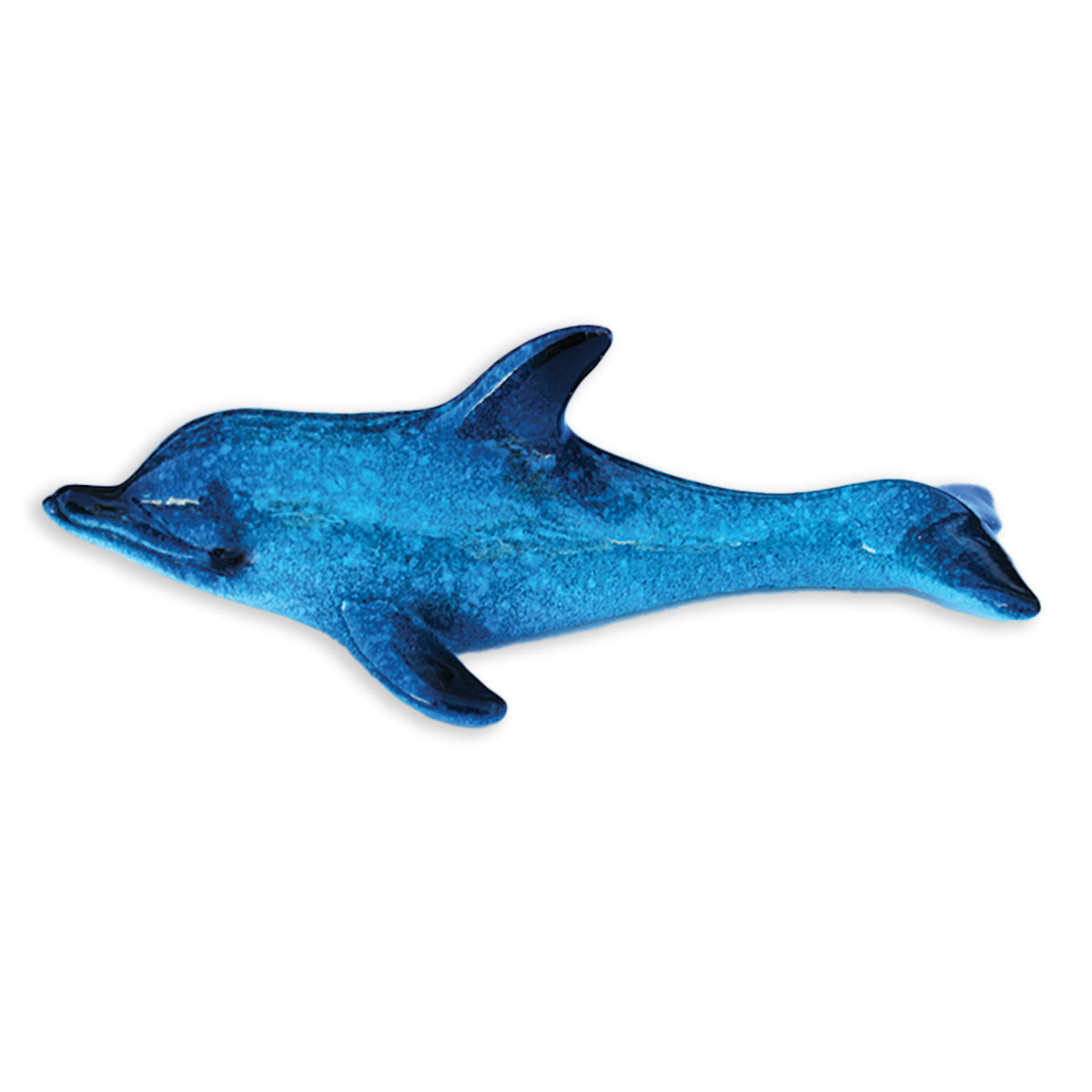 Mini Blue Dolphin Resin Figurine - Nautical Sea Decor - California