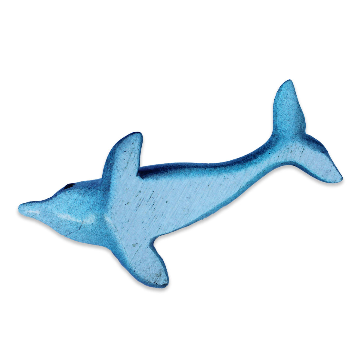 Mini Blue Dolphin Resin Figurine - Nautical Sea Decor - California