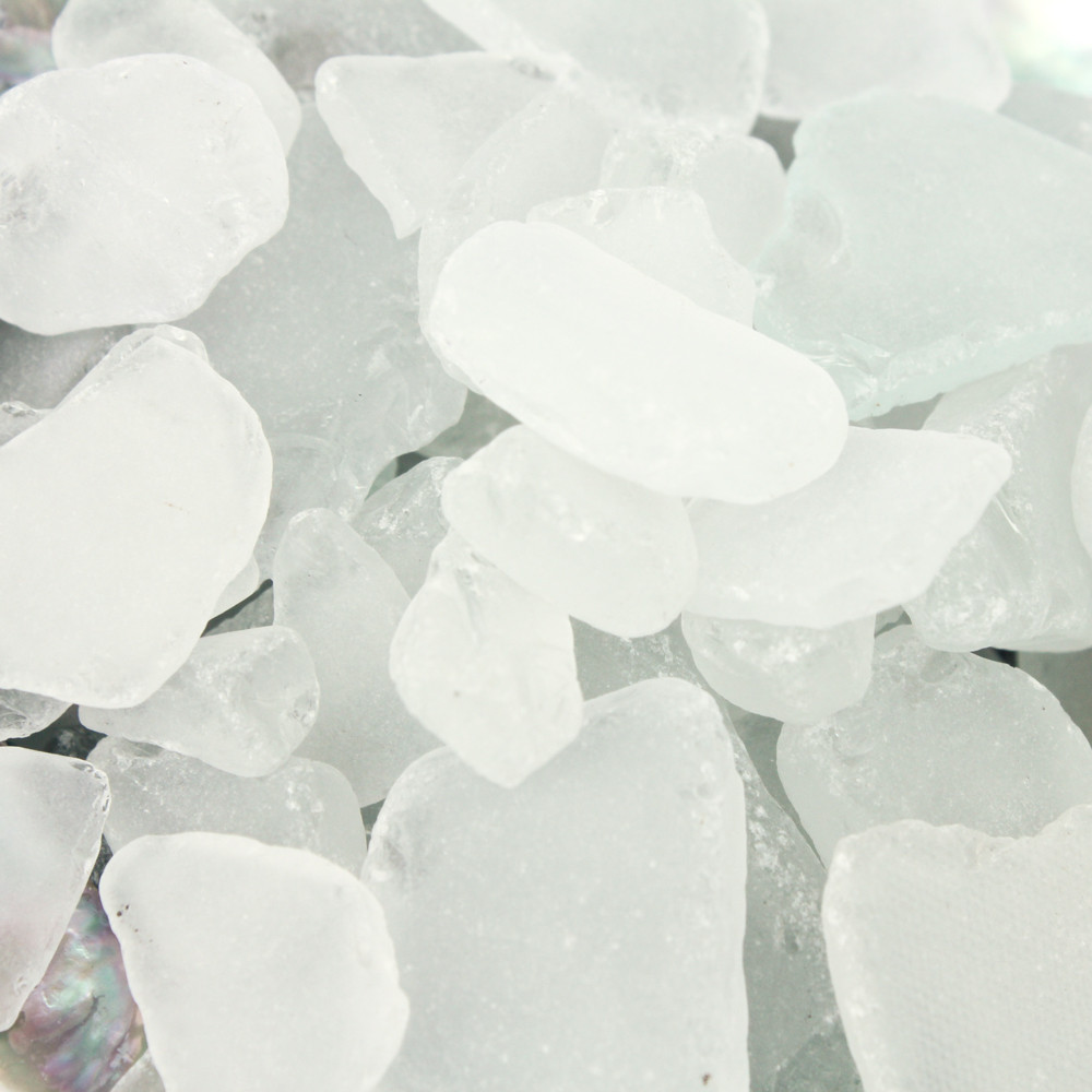 White Sea Glass - Imitation Seaglass - California Seashell Company