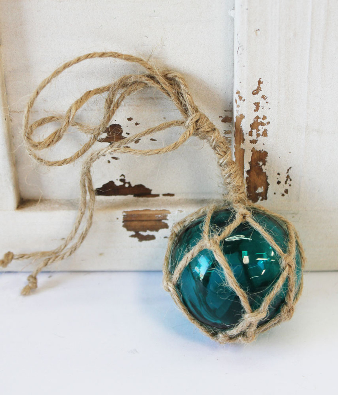 Teal Glass Float 2