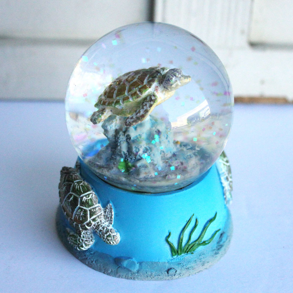 Sea Turtle Snow Globe - Beach & Coastal Decor & Gifts - California