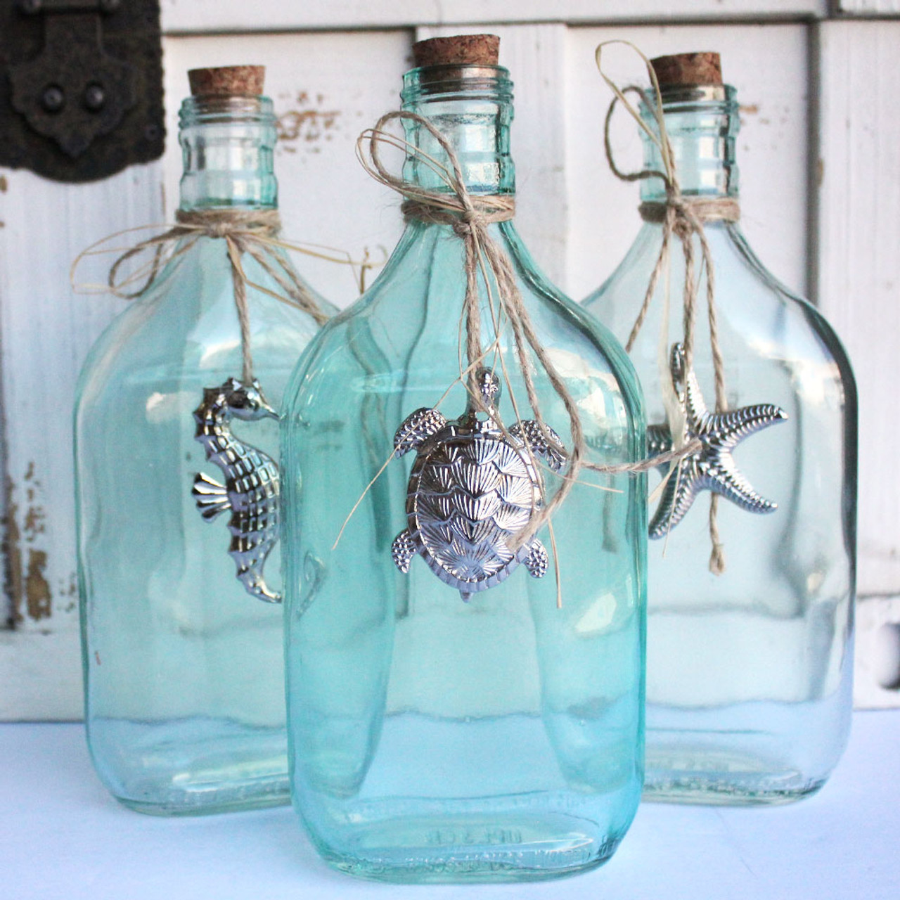 Glass sales bottle charms