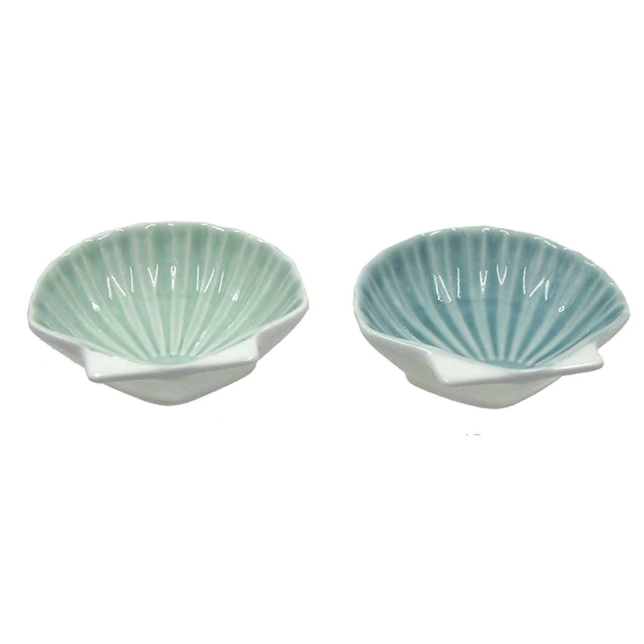 Scallop Shell Bowl Set of 2