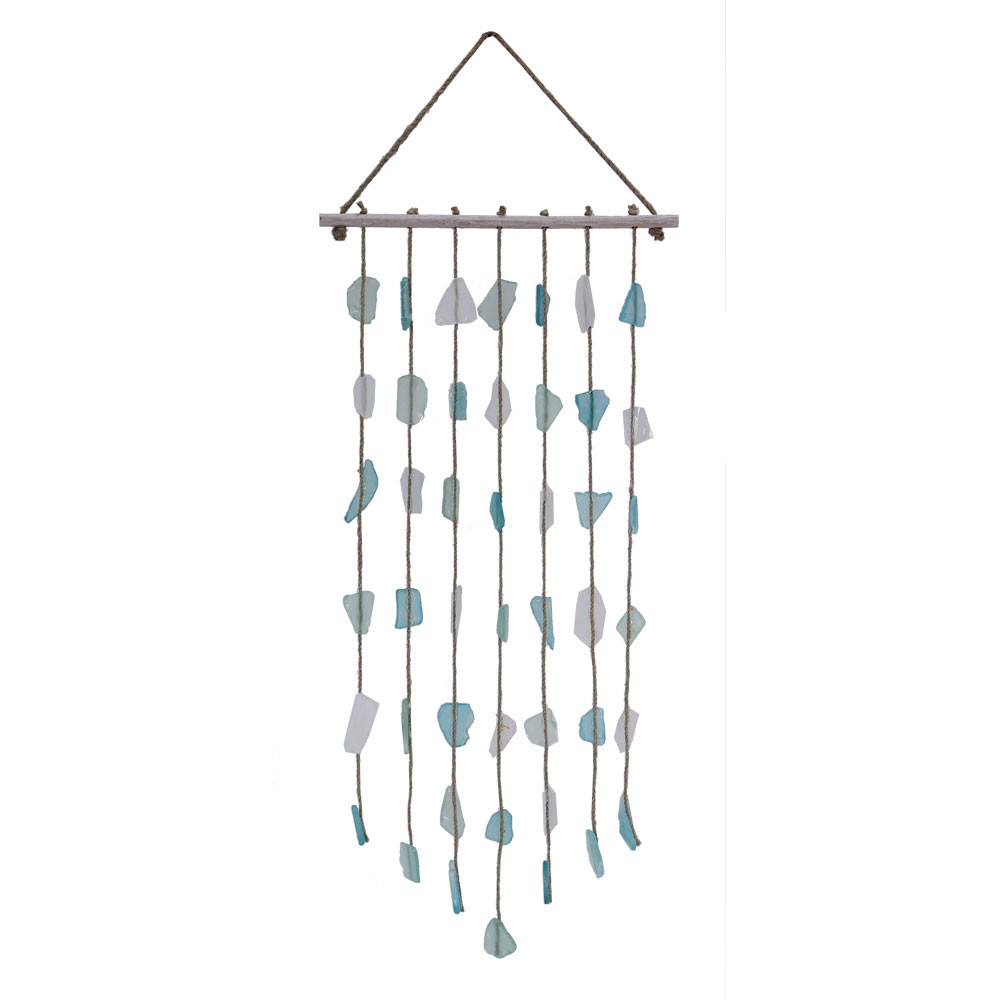 Sea Glass Hanging Coastal Beach Decor California Seashell Company