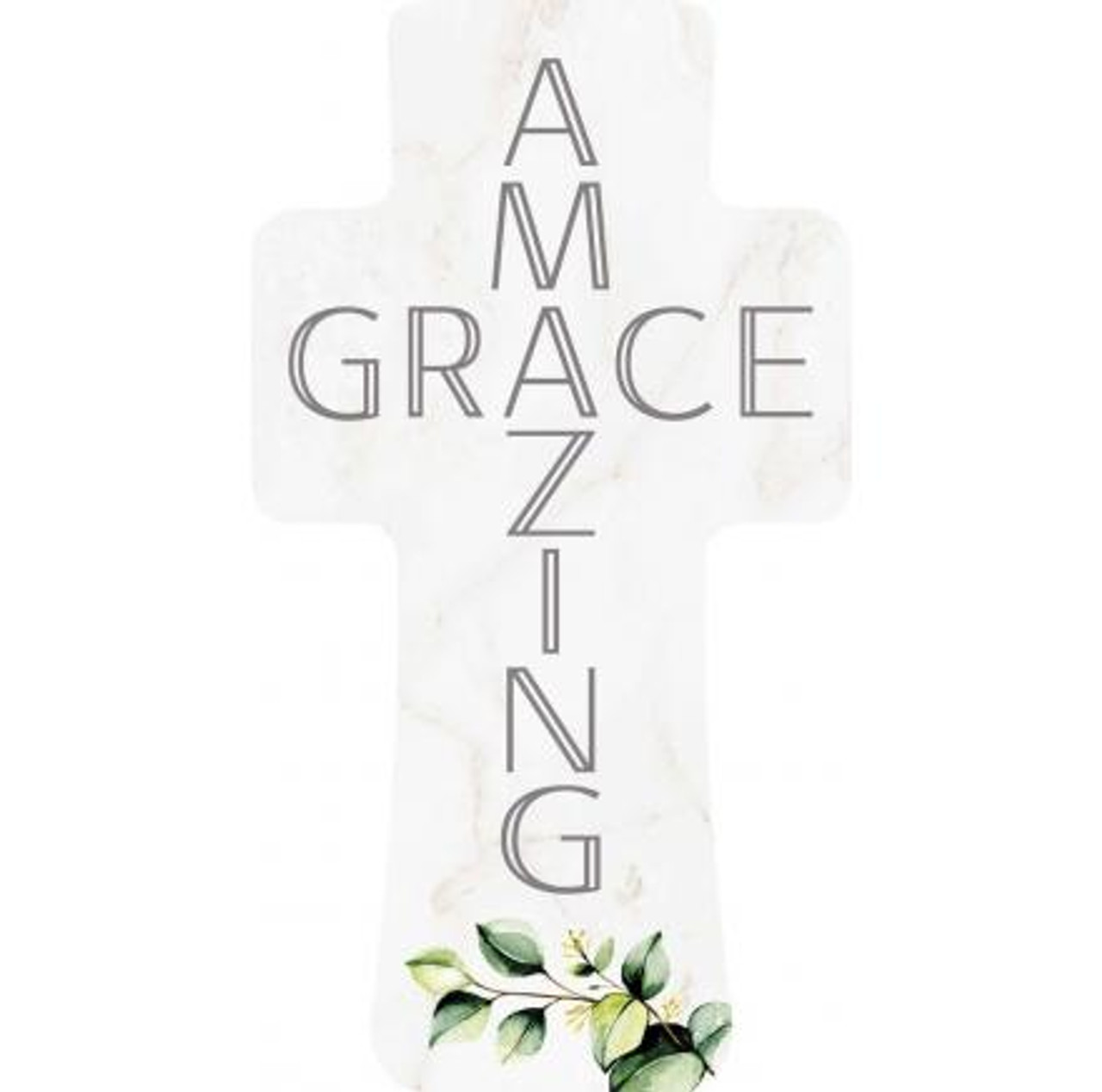 Amazing Grace Framed With Lyrics in Cross Svg Digital 