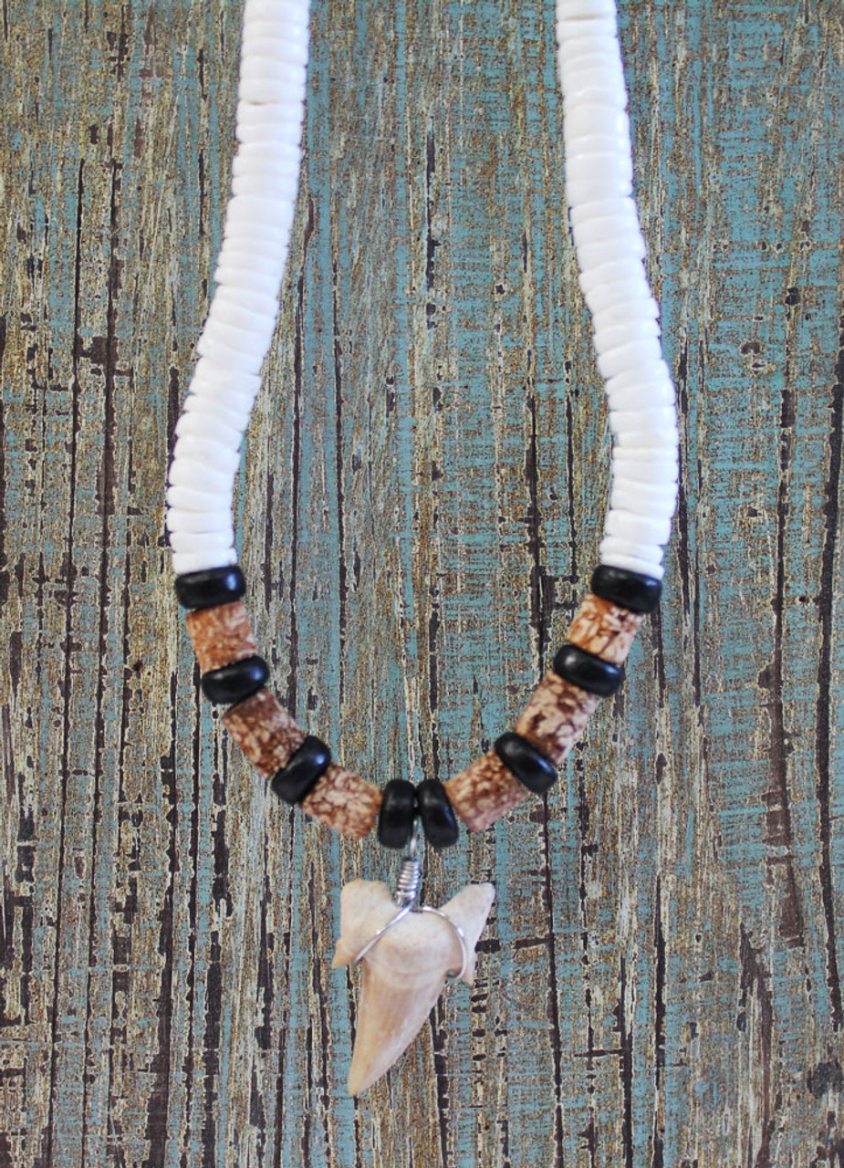 Shark Tooth Necklace Male Female - Temu
