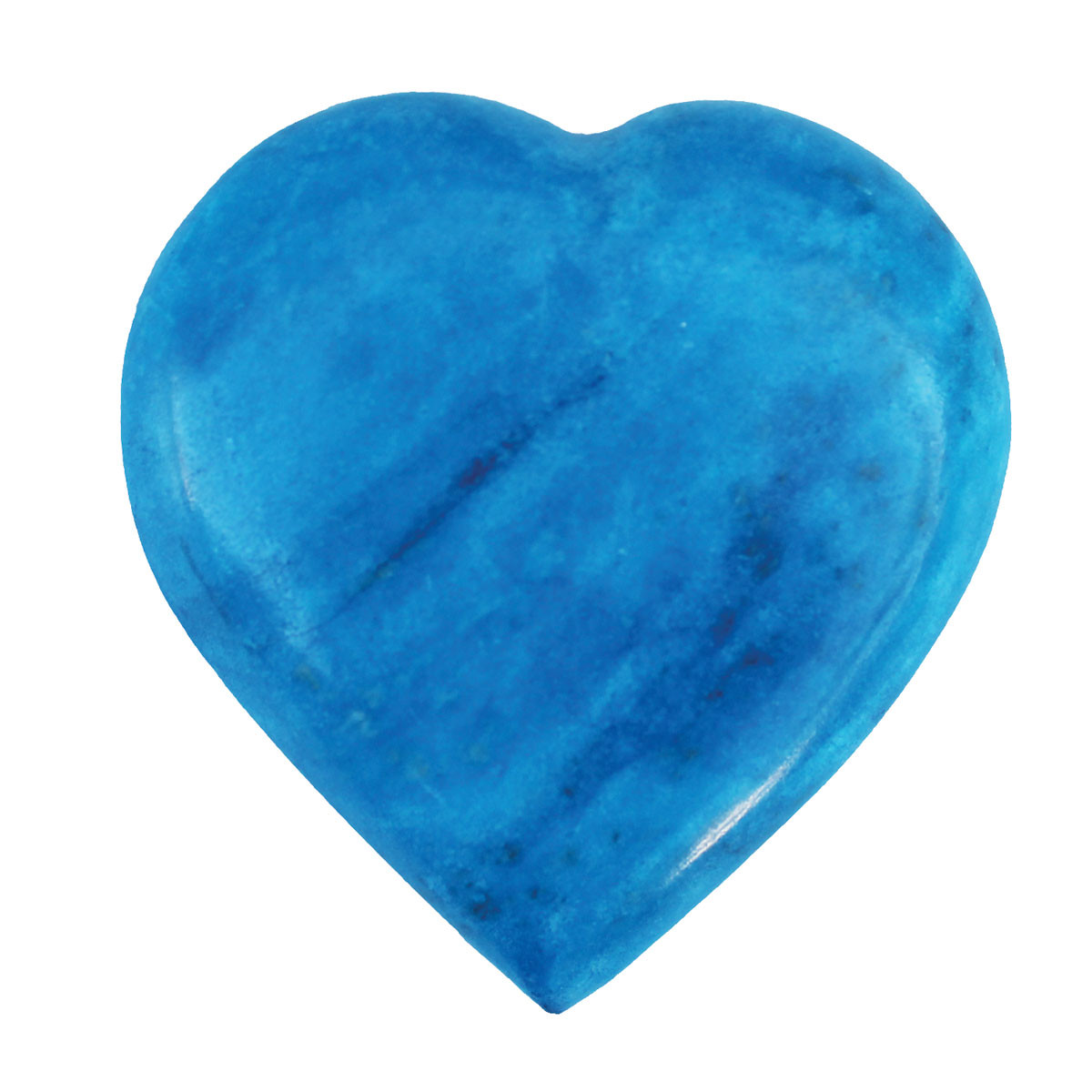 Turquoise Hand-carved Stone Heart - Onyx Hearts - California