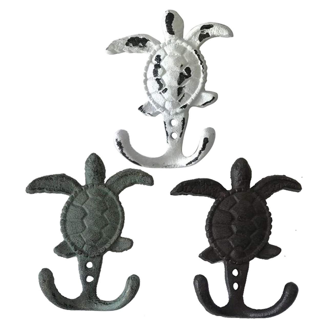 Cast Iron Hooks, Metal Wall Art