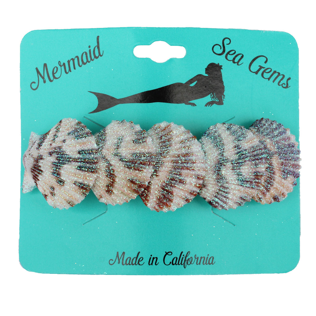 Small Pectin Shell Hair Clip - Mermaid Sea Gem - Hand-Crafted Seashell ...