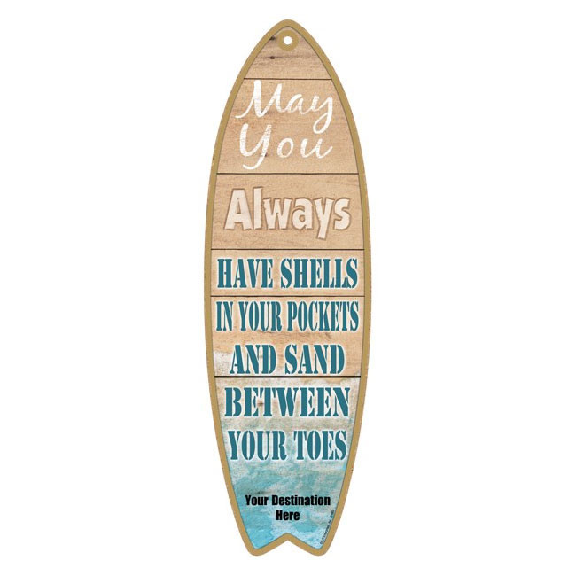 Shells in Your Pocket - Made in the USA Wood Sign - California Seashell Co