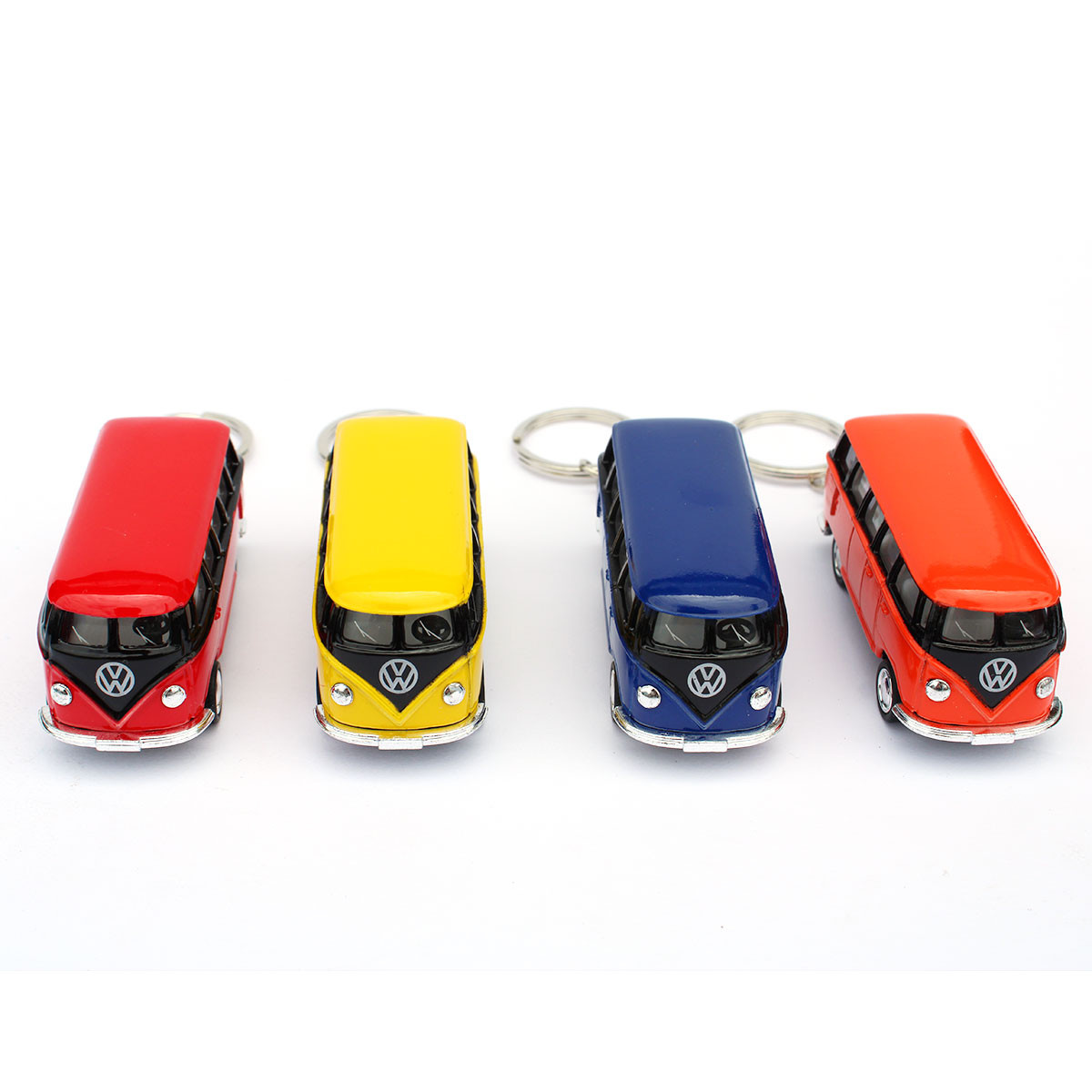 Keychains 1962 VW Classic Bus Bright Die Cast Car 164 Scale 1