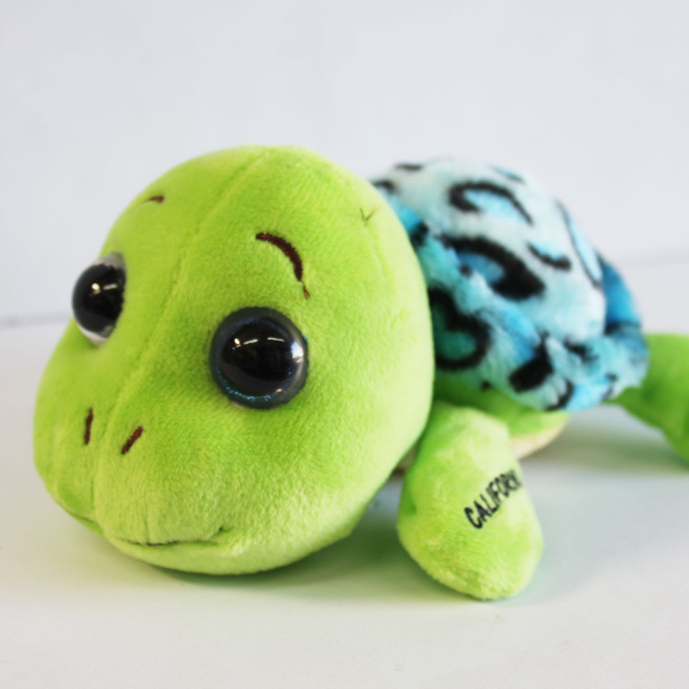 Blue Shell Turtle Plush Sea Life Stuffed Animal California Seashell Co