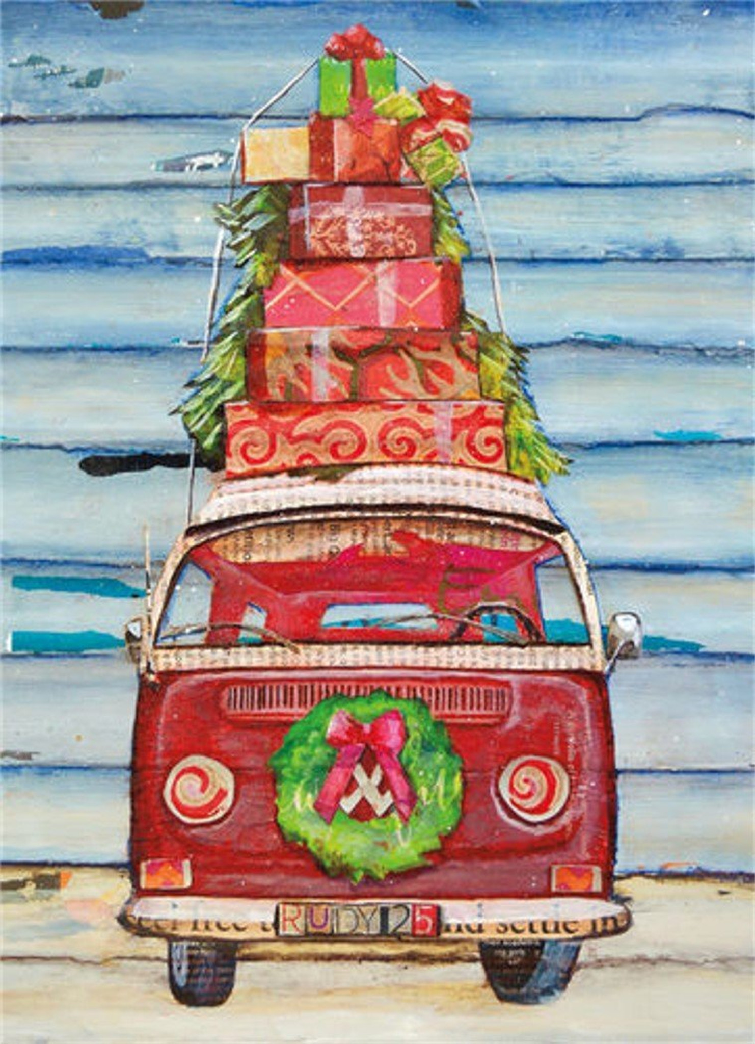 Vw Gifts Holiday Cards Coastal Christmas Stationery California