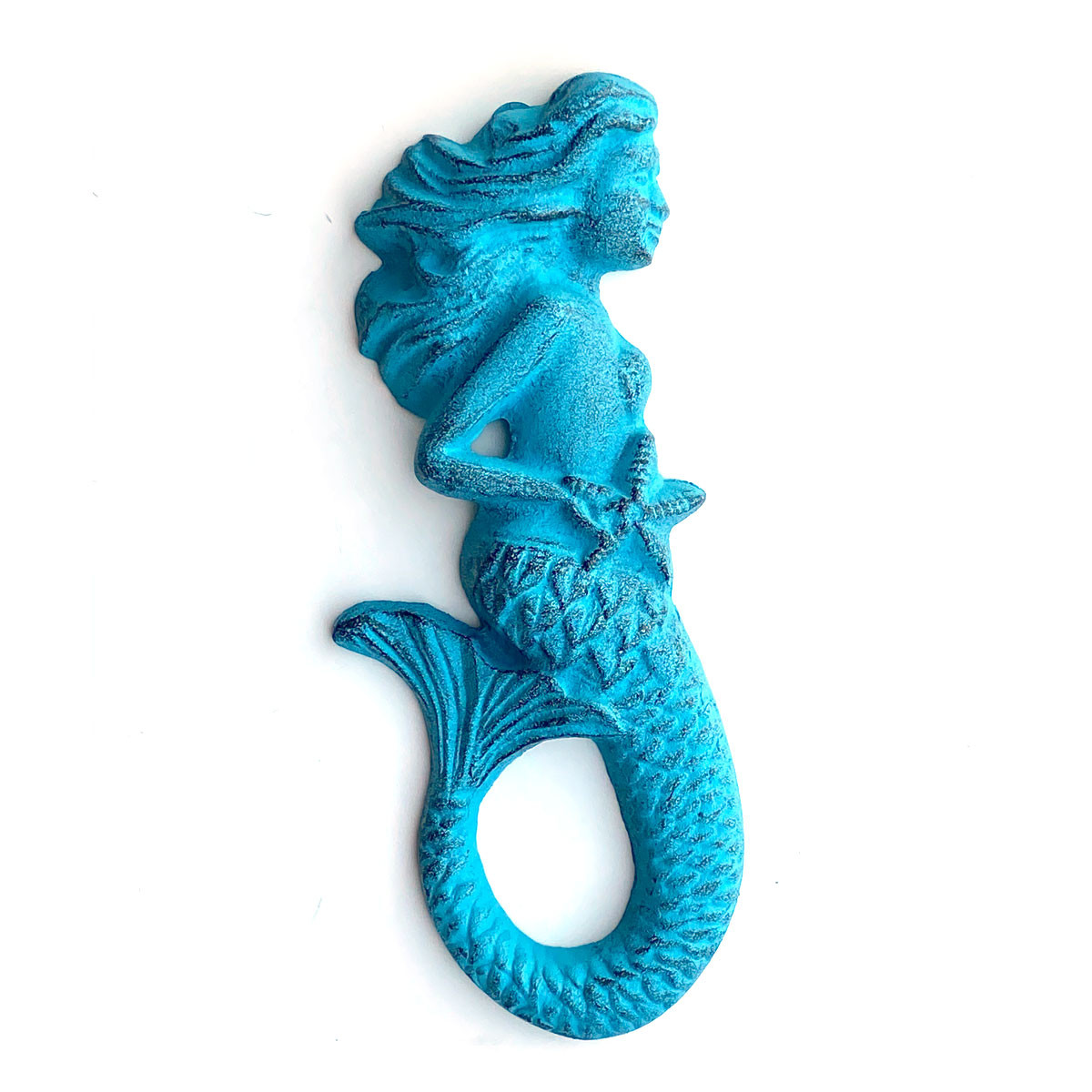 Blue Mermaids Iron Plaque Nautical Wall Decor California