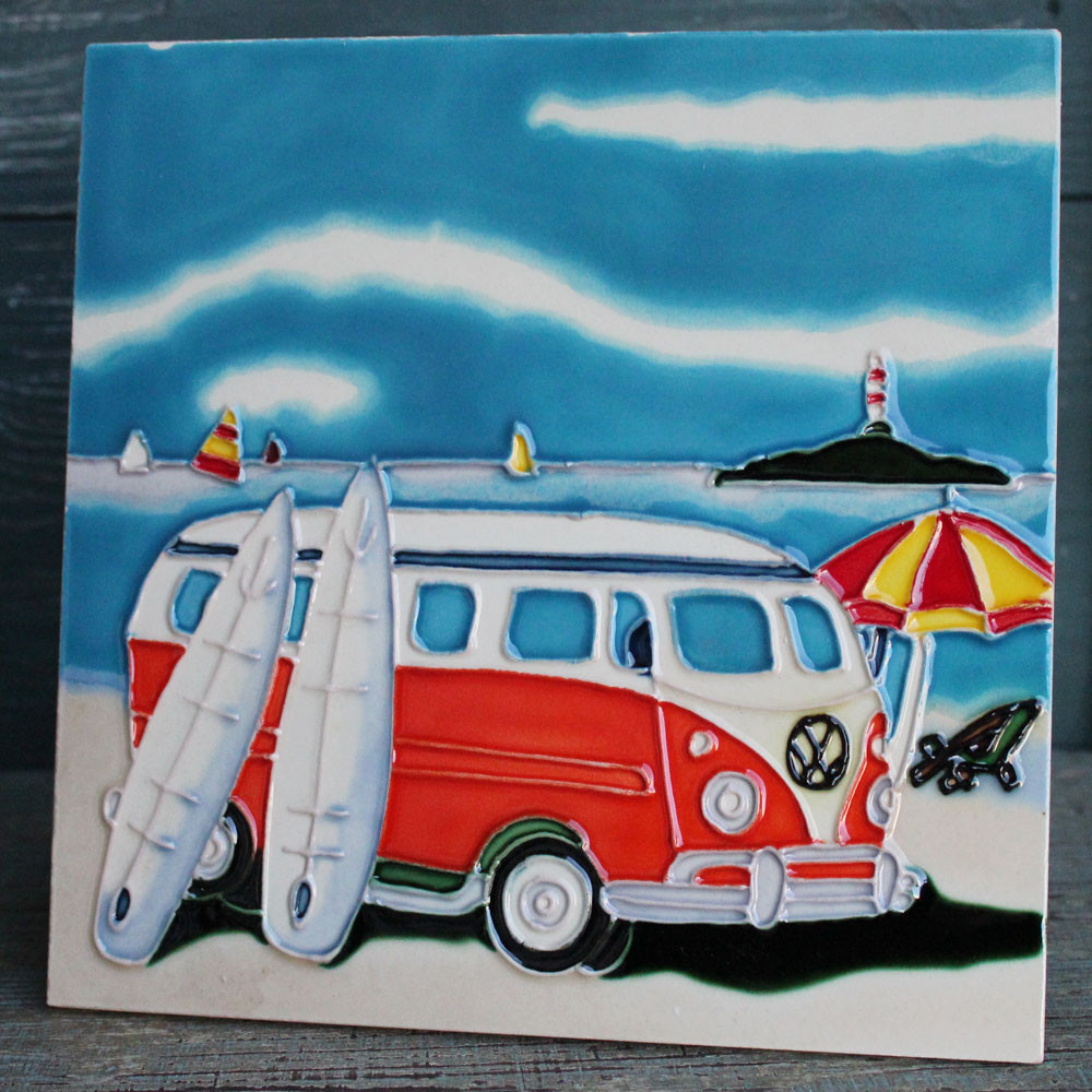 Beach Van Ornament Coastal Christmas Decor California Seashell Co