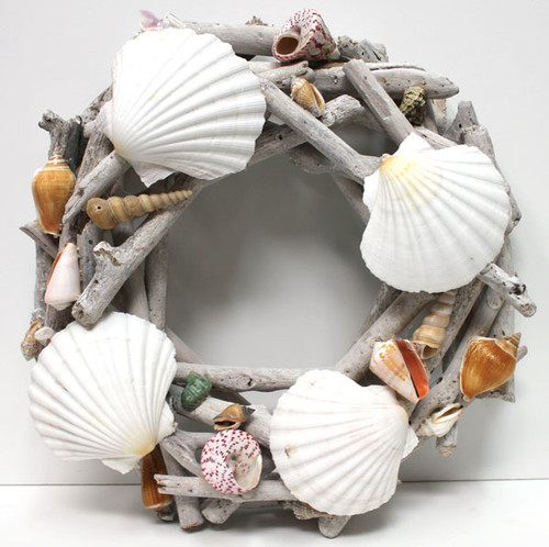 Driftwood & Scallop Shell Wreath