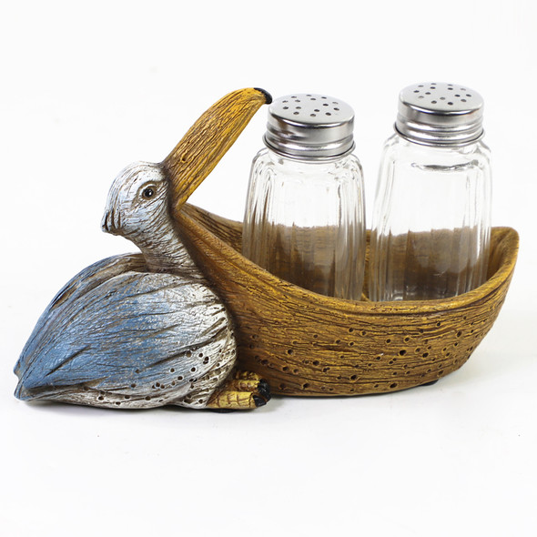 Pelican Bill Salt & Pepper Shaker Holder