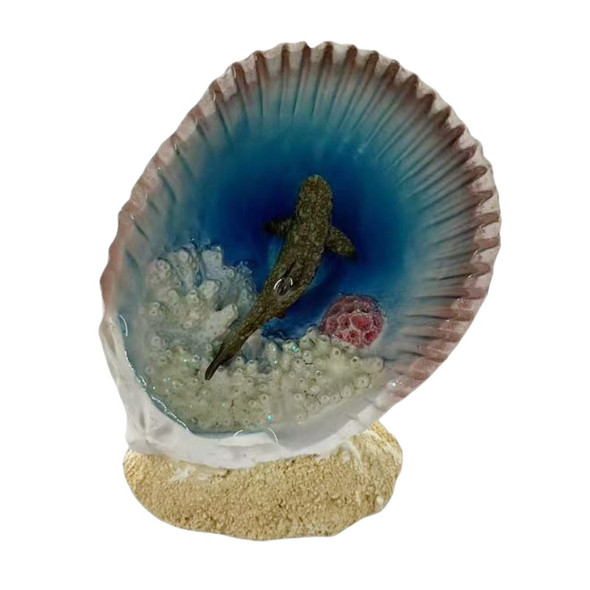 Shark in Shell Figurine