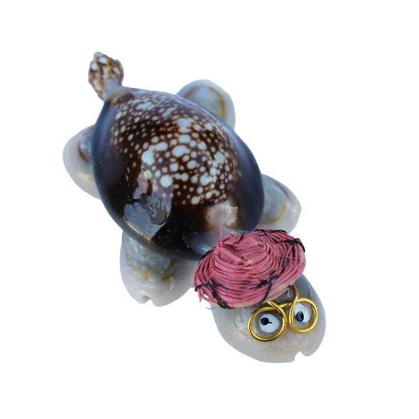 Turtles with Light Pink Hat & Glasses - 25 Pieces