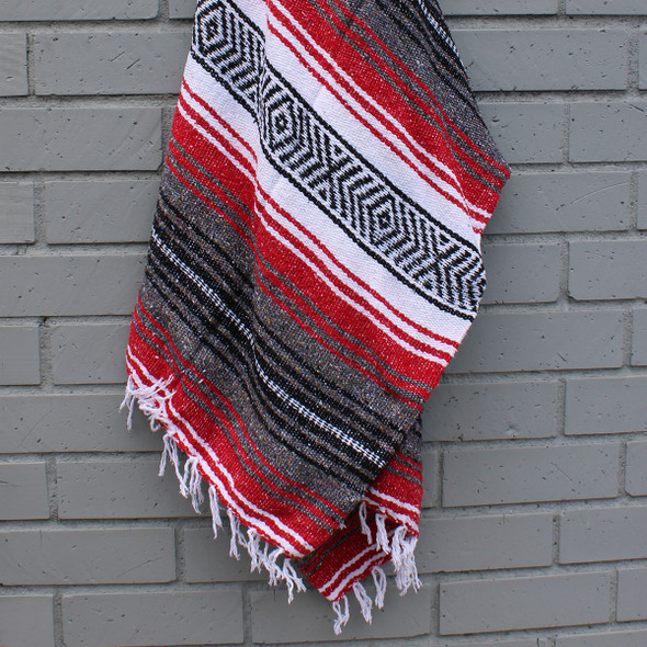 Red Mexican Blanket