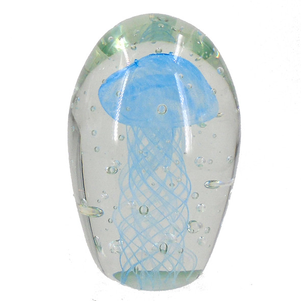 Light Blue Glass Jellyfish