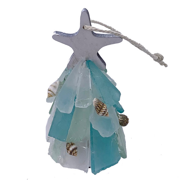 Sea Glass Tree Ornament