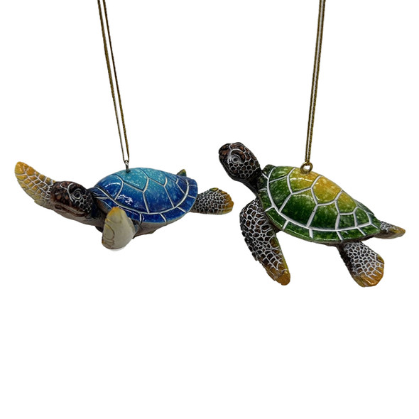 Sea Turtle Ornament Set