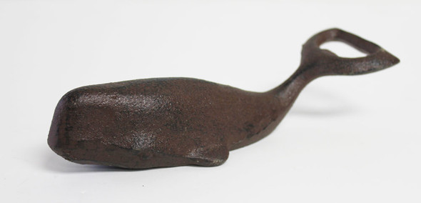 Brown Moby Dick Whale Metal Bottle Opener