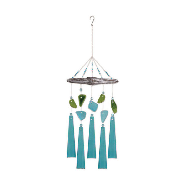 Turquoise Glass Chime