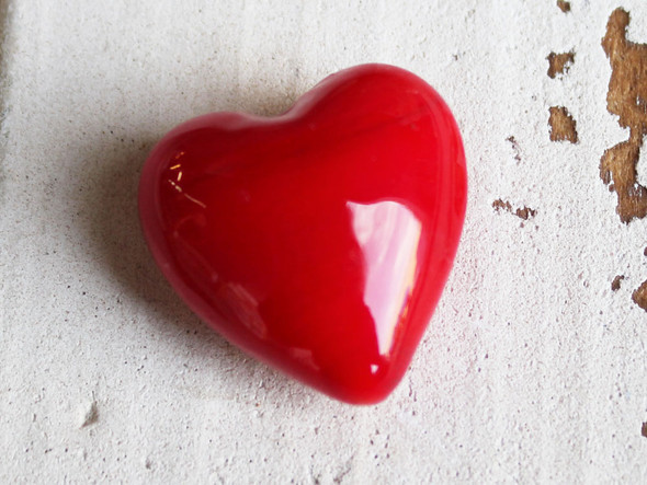 Red Glass Heart