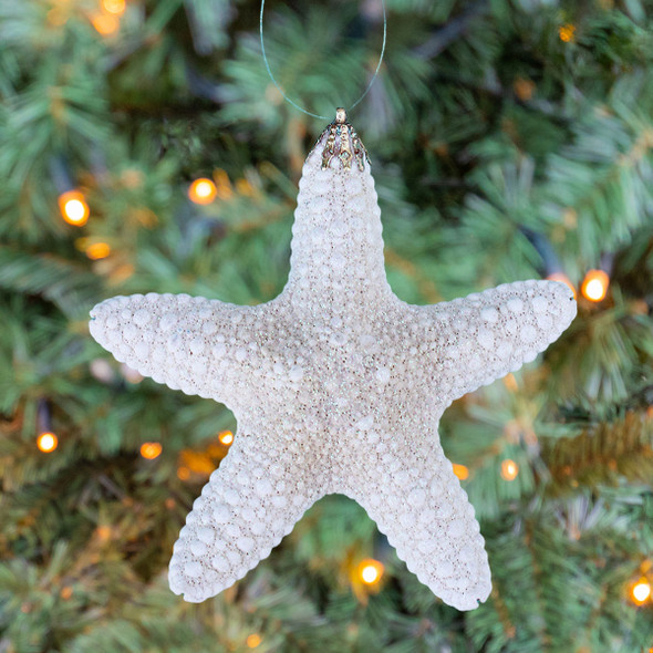 White Jungle Starfish Night Light - Nautical Bathroom Decor