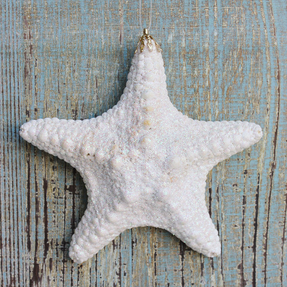 Jungle Starfish Glitter Ornament