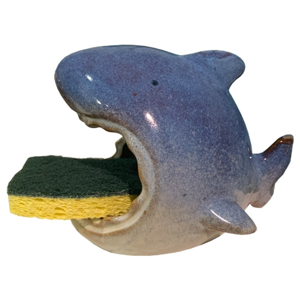 Ceramic Shark Scrubby/Sponge Holder