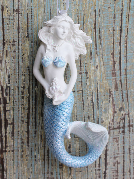 Posing Mermaid Figurine Set - Nautical Decor - California Seashell Co