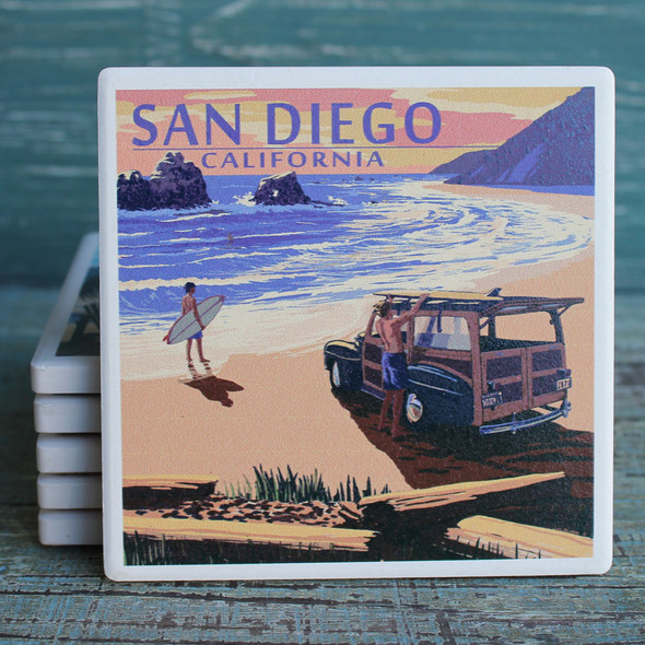 San Diego Woody on the Beach Coaster