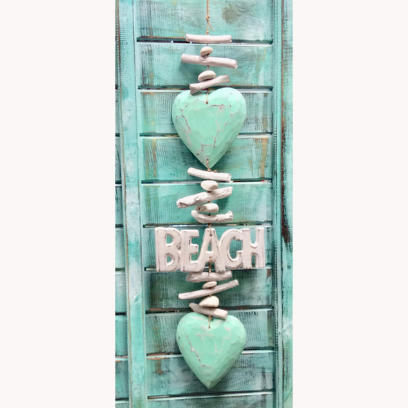 Wood Beach Heart Strand