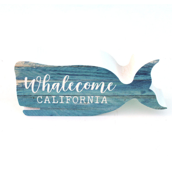 Whalecome Shape Sign