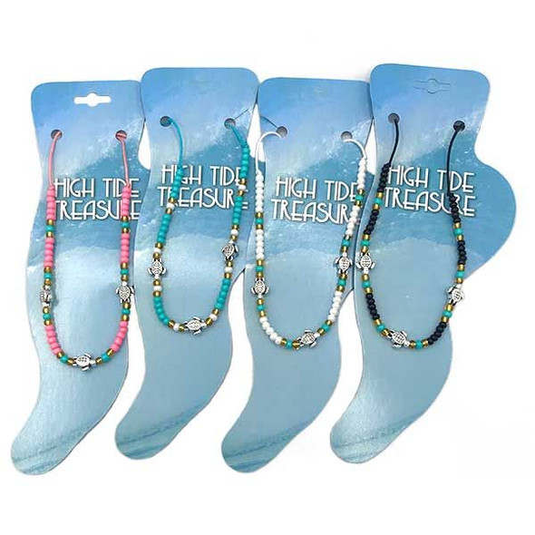 Sea Turtle Adjustable Anklets