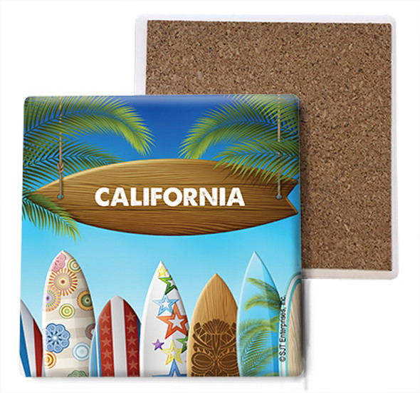 California Hanging Surfboard Coaster